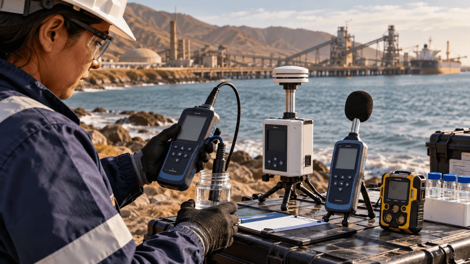 Equipos para medir agua, aire, ruido y gas